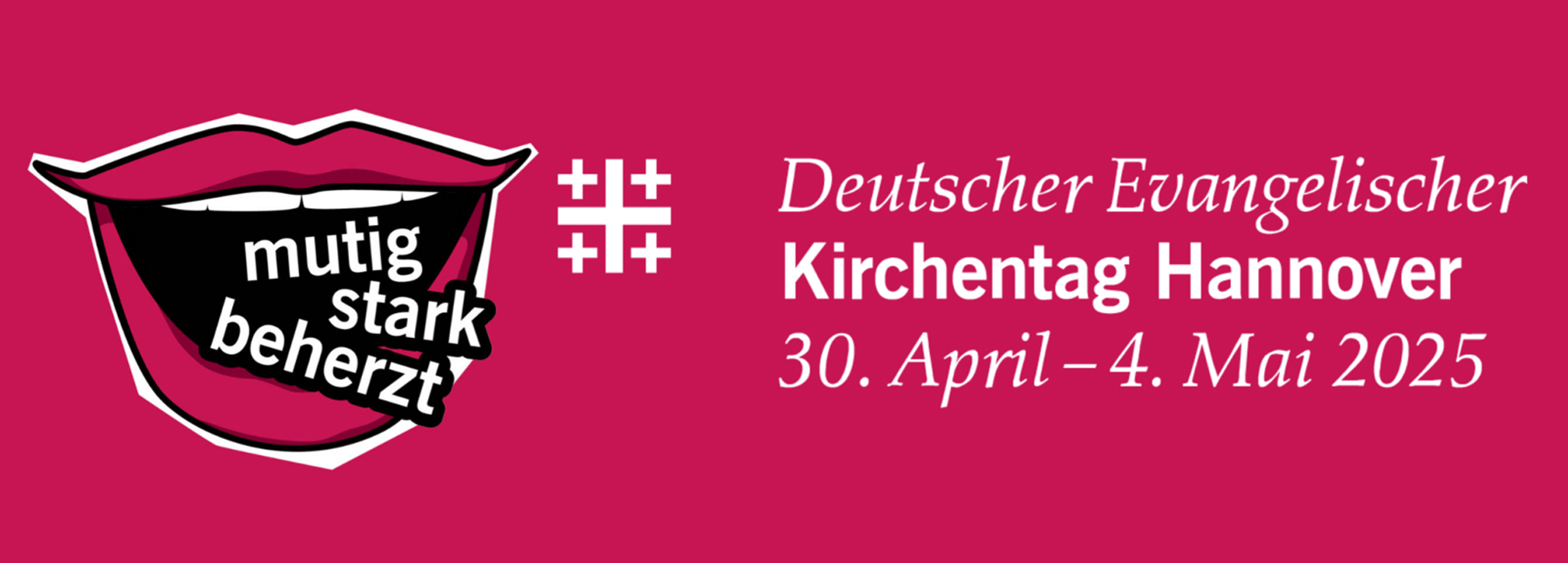 Deutscher Evangelischer Kirchentag in Hannover Motiv zum Deutschen Evangelischen Kirchentag 2025 in Hannover.