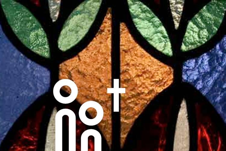 Gottesdienst zum 4. Sonntag nach Trinitatis in Helsinki Detail im Kirchenfenster der Deutschen Kirche in Helsinki.