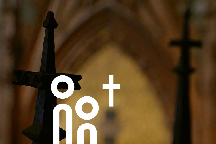 Detail des Altars in der Deutschen Kirche in Helsinki.