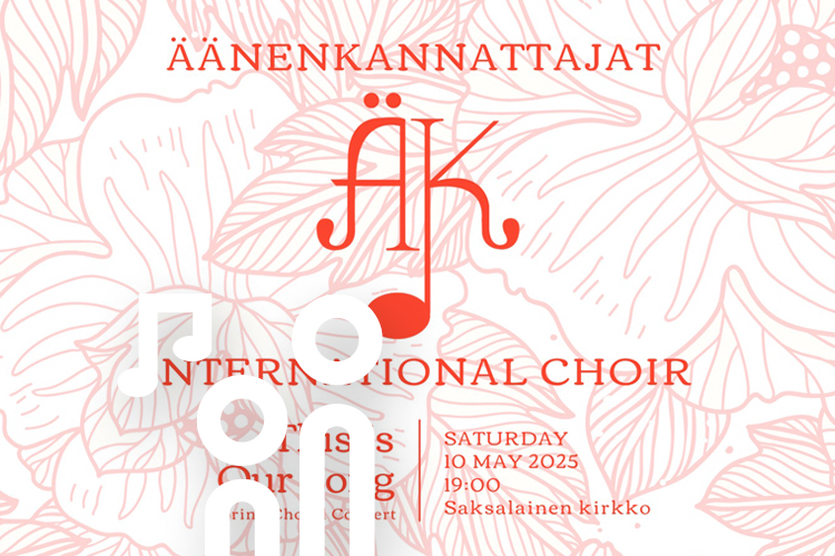 Konzert mit dem Äänekannattajat–Chor in Helsinki Plakatmotiv zum Konzert.